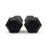 rubber dumbbell set with rack​