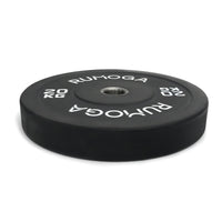 Olympic Rubber Bumper Plates | Black 5–25kg Set
