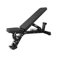 Weight training adjustable bench