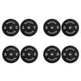 Olympic Rubber Bumper Plates | Black 5–25kg Set